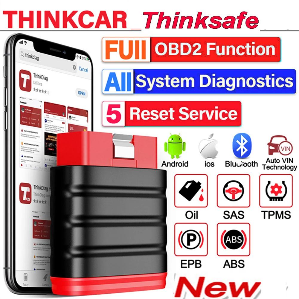 Thinkcar Thinksafe OBD2 ĳ,  ڵ , ڵ  ý ĵ 5 缳, TPMS ABS  ڵ  , PK Thinkdiag